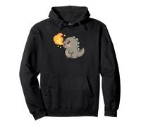 Cute Fire Breathing Baby Dinosaur Monster Pullover Hoodie