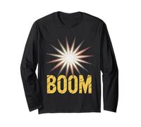Cute Fireworks Bonfire Night July 4th Boom Men Women Kids Long Sleeve T-Shirt