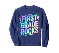 Cute FIRST GRADE ROCKS Last Day Band Teacher Tiny Humans Sweatshirt