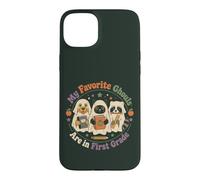 Cute First Grade Teacher Classroom Animal Humor Case for iPhone 15 Plus
