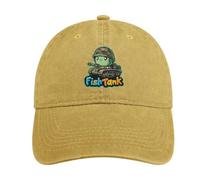 Cute Fish Tank Vintage Baseball Cap Golf Dad Hats Adjustable SnapBack Cap for Men Women Sports Outdoor