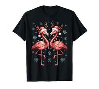 Cute Flamingo Christmas Funny Animal Lovers Holiday Pajama T-Shirt