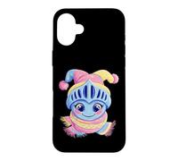 Cute Flamingo Portrait Bird Lover Graphic Pink Glasses Bow Case for iPhone 16 Plus