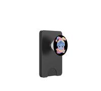 Cute Flamingo Portrait Bird Lover Graphic Pink Glasses Bow PopSockets PopWallet for MagSafe