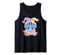 Cute Flamingo Portrait Bird Lover Graphic Pink Glasses Bow Tank Top