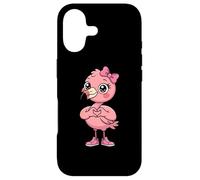 Cute Flamingos Coquette Bow Retro Flamingos Kids Girls Case for iPhone 17