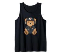 Cute Flight Nurse Teddy Bear Air Medical Staff Tank Top