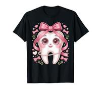 Cute Floral Dental Assistant Dentist Office Tooth T-Shirt