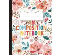 Cute Floral Lined Notebook | 8.5x11 Large Writing Journal | 120 Pages | Pretty Pastel Flowers | Perfect Gift for Women, Teens, Students & Teachers, A ... planning, and gifting-ideal for school, work