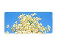 Cute Floral Mouse Pad Mat Watercolor Flowers Mouse Pad XXL Large Gaming Keyboard Mouse Mat with Stitched Edges for Office Home（You can DIY any pattern）