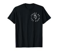 Cute Flower Focus On The Good, Positive Quote Women Girls T-Shirt