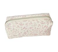 Cute Flower Make-Up Brush Bag, Canvas Make-Up Bag, Cosmetic Bag Organiser, Floral Travel Cosmetic Bag for Women, Make-Up Storage Bag for Brushes, Toiletries, Money Bag, c, see description, See