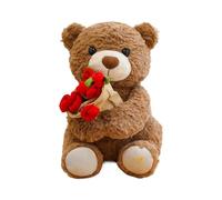 - Cute Flower Plush Toy, Romantic Cartoon Toy, Home Decorative Accent | Soft & Huggable Sitting Doll Display, Lovely Re-Décor Piece