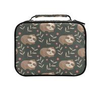 Cute Flower Sleep Sloth Colored Pencil Bag Large Capacity Pencil Case for Colouring Pencils Pen Bag Marker Organizer