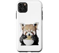 Cute Fluffy Animal Eating Ramen Noodles Design Case for iPhone 11 Pro Max