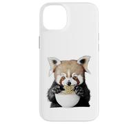 Cute Fluffy Animal Eating Ramen Noodles Design Case for iPhone 14 Plus