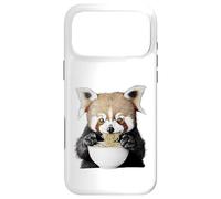 Cute Fluffy Animal Eating Ramen Noodles Design Case for iPhone 17 Pro Max