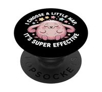 Cute Fluffy Bunny Nap Quote I Choose Sleep Super Effective PopSockets Adhesive PopGrip