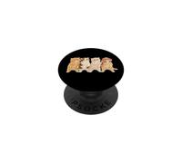 Cute Fluffy Dancing Kitten Squad PopSockets Adhesive PopGrip