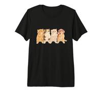 Cute Fluffy Dancing Kitten Squad Premium T-Shirt