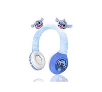 Cute Fluffy Wireless Bluetooth On Ear Headphone Stitch 3D Stitch Ears On Ear Headset Soft Ear Pads Wireless Headphones Unisex Gift for Any Occasion Xmas Birthday
