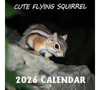 Cute Flying Squirrel Calendar 2026: Soar through the months with gliding forest acrobats