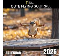 Cute Flying Squirrel Calendar 2026: Soar through the months with gliding forest acrobats
