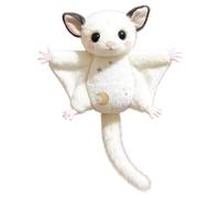 Cute Flying Squirrel Charm - Plush Sugar Glider Pendant, Stuffed Animal Backpack Ornament | Soft Handbag Decor Women Girls Gift, Fuzzy Purse Accessory Kids Daily Travel Play For Fun Commuting Trip