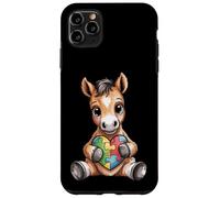 Cute Foal Autism Awareness Puzzle Heart Support Case for iPhone 11 Pro Max