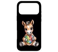Cute Foal Autism Awareness Puzzle Heart Support Case for iPhone 17 Pro Max