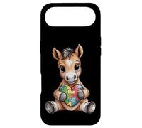 Cute Foal Autism Awareness Puzzle Heart Support Case for iPhone Air