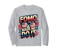 Cute FOMO Made ME DO IT I'm Here Because Bitcoin Lady Long Sleeve T-Shirt
