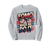 Cute FOMO MADE ME DO IT I'm Here Because Bitcoin Lady Sweatshirt