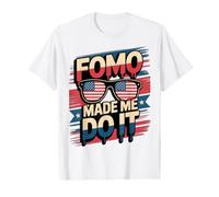 Cute FOMO Made ME DO IT I'm Here Because Bitcoin Lady Value Graphic T-Shirt