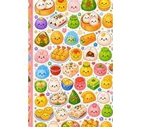 Cute Food Notebook: Kawaii Dim Sum Journal: A Kawaii Food notebook for Dim Sum Lovers | Adorable Asian Snack Design | 6x9 | 100 Pages