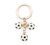 Cute Football Keyring, Cartoon Keychain Gift Idea, Ideal Birthday Present for Mum, Sister, Girlfriend or Friend, Stylish Keyring for Boys with Creative Design, Perfect for He