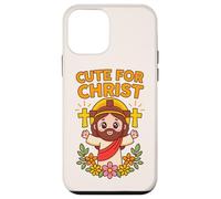 Cute for Christ Kawaii Jesus Christian Chibi Cartoon Anime Case for iPhone 12 mini