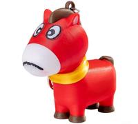 Cute for pony Key Ring Red for pla Material 7cm Size Cute for(A)