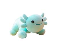 Cute Four-Legged Salamander Plush Doll 30cm - Soft Elastic Fleece Stuffed Animal Toy, Big Eyes Smiling Lizard, Cartoon Fish Pillow for Kids Home Decoration Gift