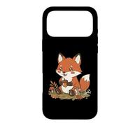 Cute Fox Acorn Mouse Autumn Mushroom Cartoon Fall Forest Art Case for iPhone 17 Pro Max