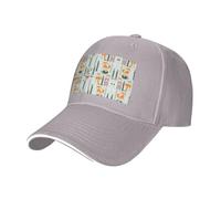 Cute Fox Bear Bird Tree Pint Trucker Hat Baseball Cap, Baseball Cap Adjustable Sun Hat Golf Hats, Adjustable Classic Cap Gray