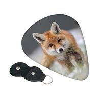 Cute Fox Guitar Picks, 6 Pack Includes Thin(.46mm), Medium(.71mm) & Heavy Gauges(.96mm) Suitable For Guitar, Ukulele, Etc.