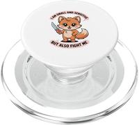 Cute Fox I Am Small And Sensitive But Also Fight Me PopSockets PopGrip for MagSafe
