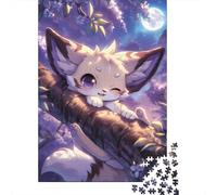 Cute Fox in Tree Jigsaw Puzzle 1000 Pieces for Adults, Fox Themed Animal Theme, Relaxing Challenge, 52x38cm/1000pcs
