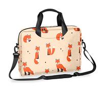 Cute Fox Laptop Sleeve Case for 13-16 Inch Funny Fox Laptop Shoulder Handbag Briefcase Messenger Carrying Case Bag