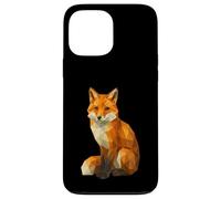 Cute Fox Low Poly Geometric Animal Wildlife Polygon Case for iPhone 13 Pro Max