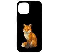 Cute Fox Low Poly Geometric Animal Wildlife Polygon Case for iPhone 15