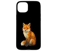 Cute Fox Low Poly Geometric Animal Wildlife Polygon Case for iPhone 15 Plus
