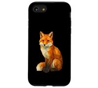 Cute Fox Low Poly Geometric Animal Wildlife Polygon Case for iPhone SE (2020) / 7/8