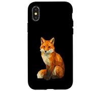 Cute Fox Low Poly Geometric Animal Wildlife Polygon Case for iPhone X/XS